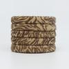 Aesthetic Leopard Print Scrunchies Elastic Hair Rope Set of 5 French Hair Elastic Absorbent Hair Tie for After Bath Use