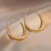 Elegant Teardrop Earrings Jewelry Graceful Teardrop Eer Hoops Accessory Trendy Ear Rings Adornment for Gatherings