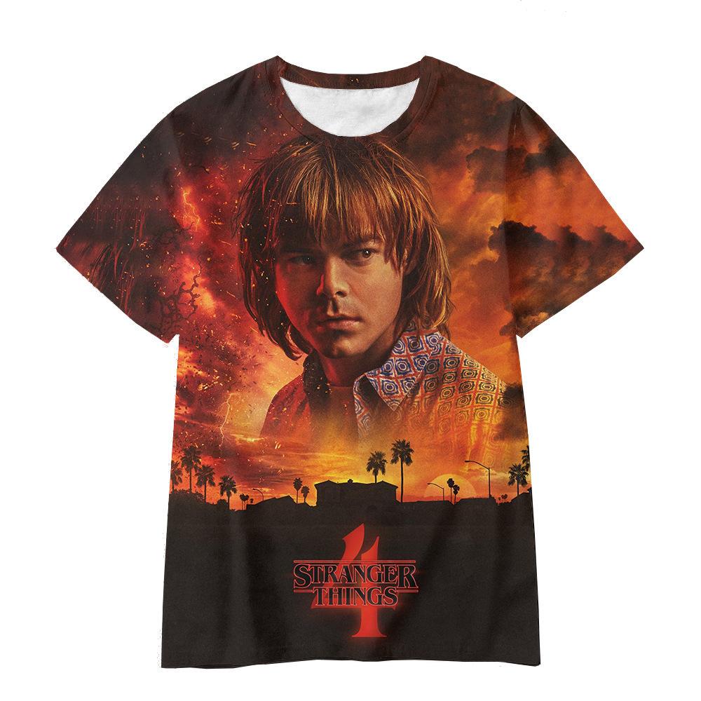 Personalized cool and breathable T-shirt is now a movie printed short sleeve XXS
