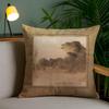 Imagine D-Dragons Band Pillow Case Anti-Dustmite Pillowcase Invisible Zipper Silky Short Plush Sofa Cushion Cover