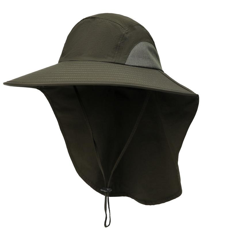 Summer sun protection tea picking hat sun hat large brim men's outdoor fishing hat travel hat UV protection sun protection hat