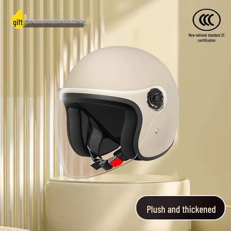 Women's Unisex Winter Warm Half Helmet for Electric Scooter/Motorcycle with Free Shipping