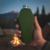 Modern Geometric Shape Pocket Size Liquor Bottle Rustproof 304 Nonrust Steel Materials Ideal For Business Trip And Adventure