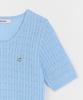 JBYRARA Linen Cable Short Sleeve Knit_Sky Blue