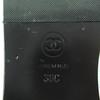 Great CHANEL short boots black leather Women 38 G37826 Used