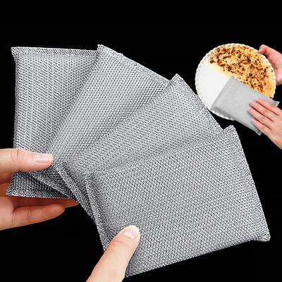 10 ks kuchyňských houbiček a utěrek na mytí nádobí - Čisticí podložky, které nepoškrábou nádobí a kuchyňské povrchy.