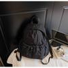 Canvas backpack women's large-capacity new leisure student schoolbag high-value lightweight travel backpack