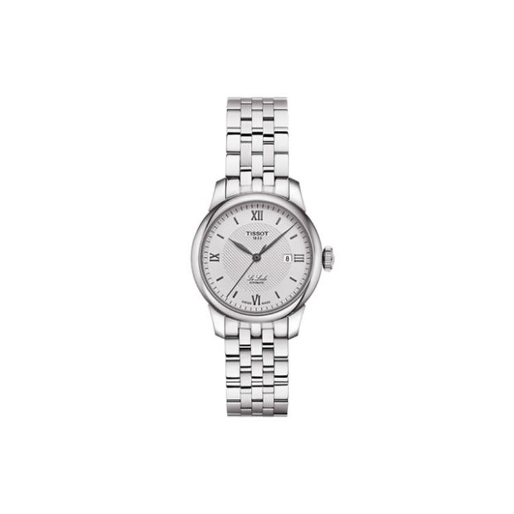 TISSOT Women s Le Locle Collection Watch T0062071103800- Silver Strap