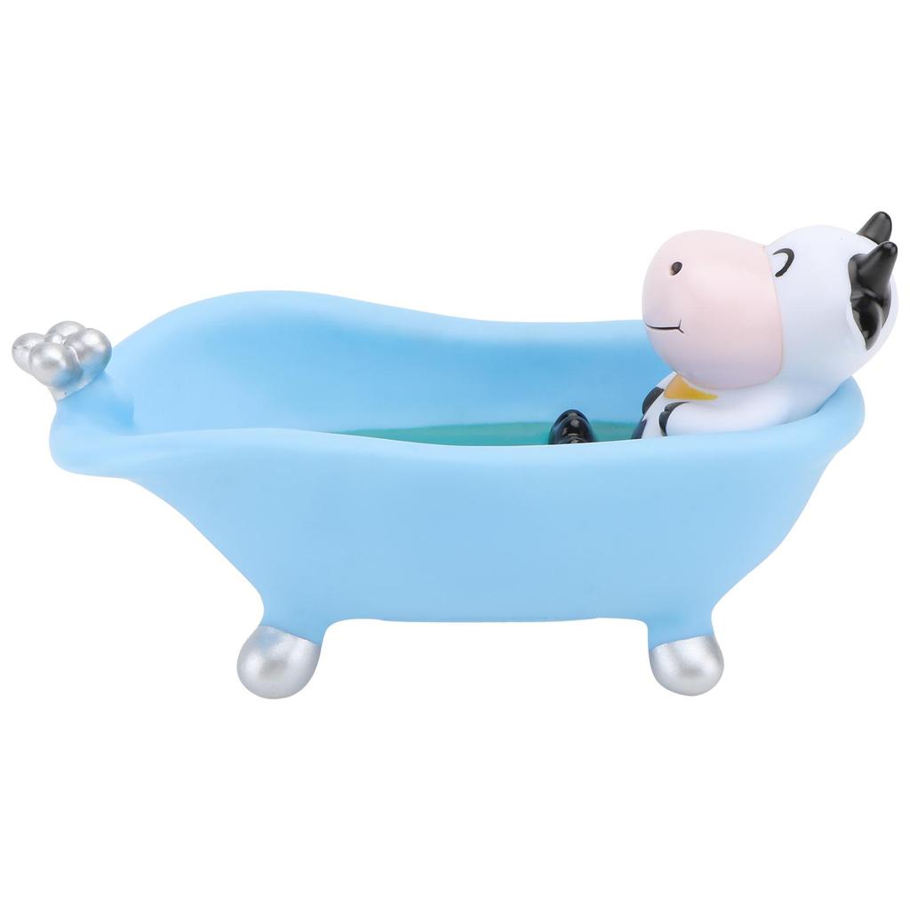 Cartoon Bathtub Soap Box Cute Animal Holder Kids Bathroom Case Drain Tray Portable Soap Dish Container NonMetal