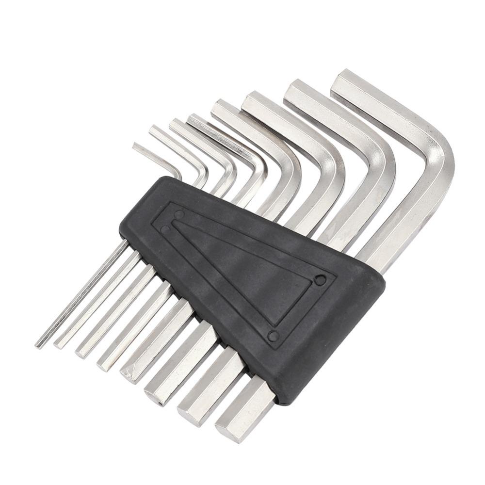 16PCS 1.5-6mm Hex Key Set Silver Hex Wrench Set Allen Key Wrench Set  For For instrument repair