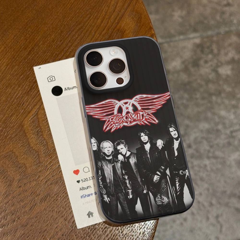 Rock Band Aerosmith Corrugated Stripe Phone Case For IPhone 17 16 15 14 13 12 11 Pro Max Plus Pro Shockproof Cover
