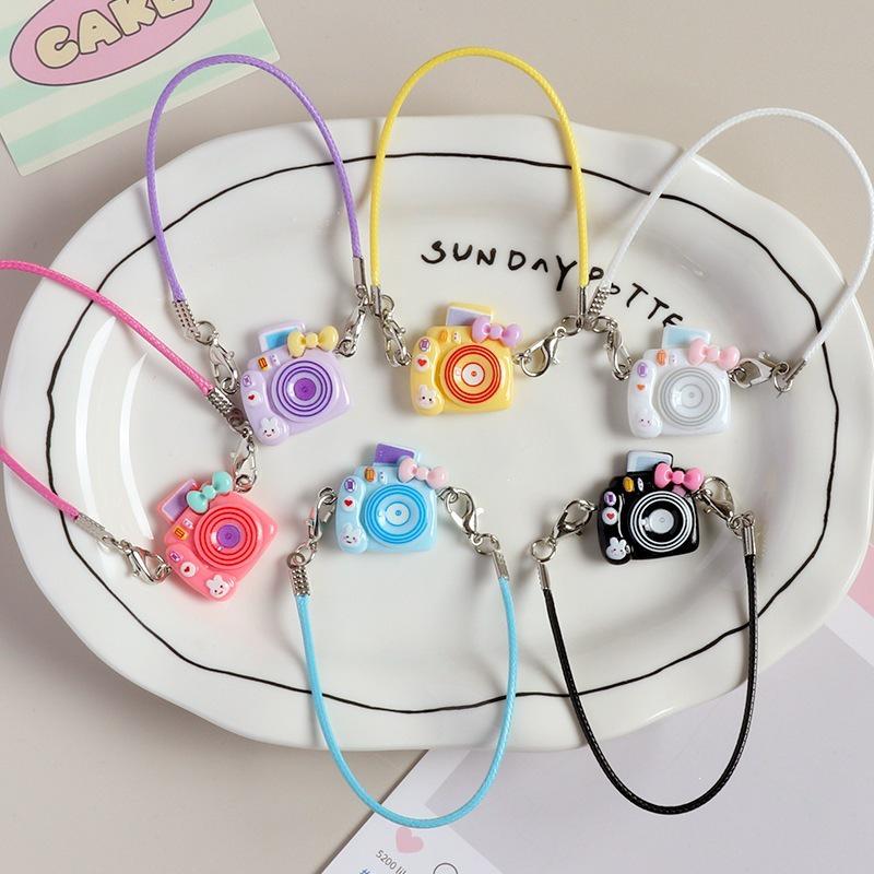 Dollhouse Bow Knot Cartoon Camera Pendant Necklace