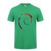 T-shirt Debian Unisex Casual Cotone Manica Corta Estate Sistema Operativo Linux Magliette Unisex Top
