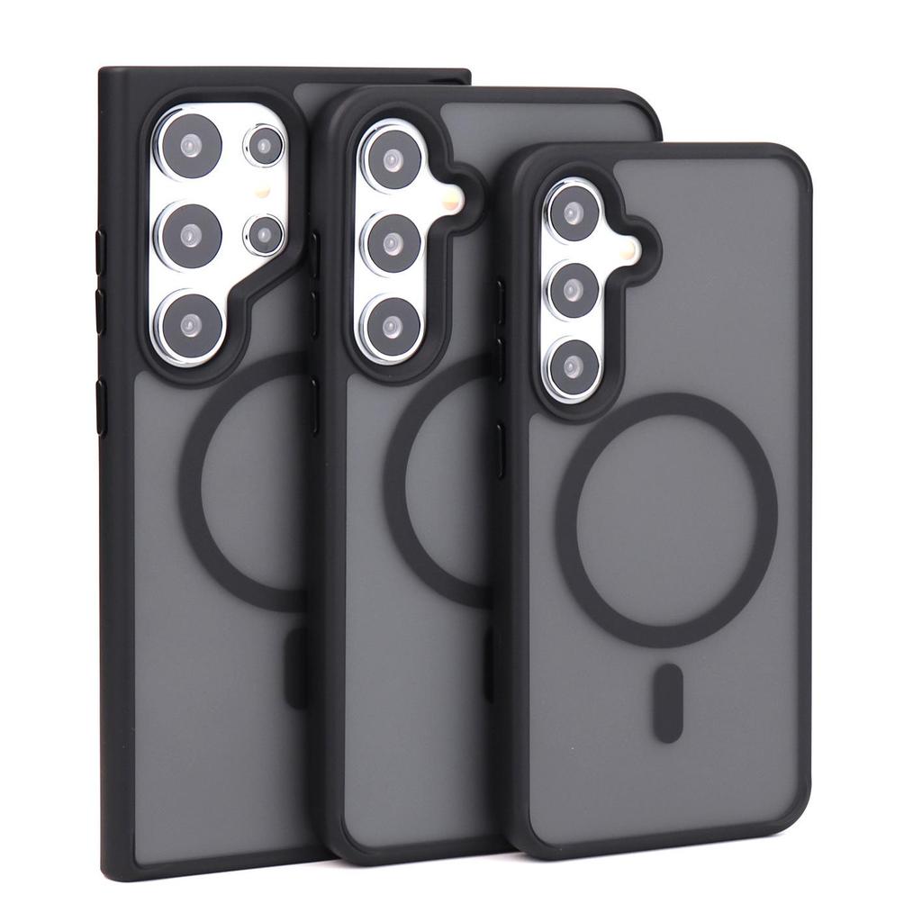 Samsung S26 Clear Ultra Skin-Feel Magnetic Drop-Proof Protective Phone Case