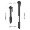 100PSI Hand Tire Air Inflator Non-slip Grip Portable Bicycle Pump with Bracket Lightweight Tire Inflator for MTB Road Bike