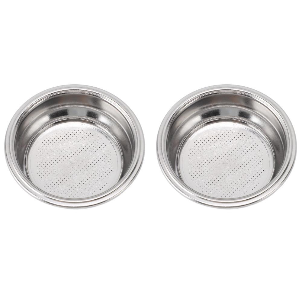 2pcs set 58mm Portafilter Basket Espresso Filter Basket For Portafilter Coffee Machine