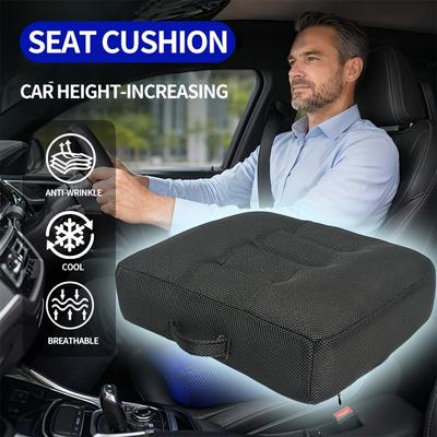 Thickened Car Seat Booster Cushion, Breathable Non Slip Driving Seat Pad, All Season Universal Seat Cushion for Driving Learning, Multi-Scene Use