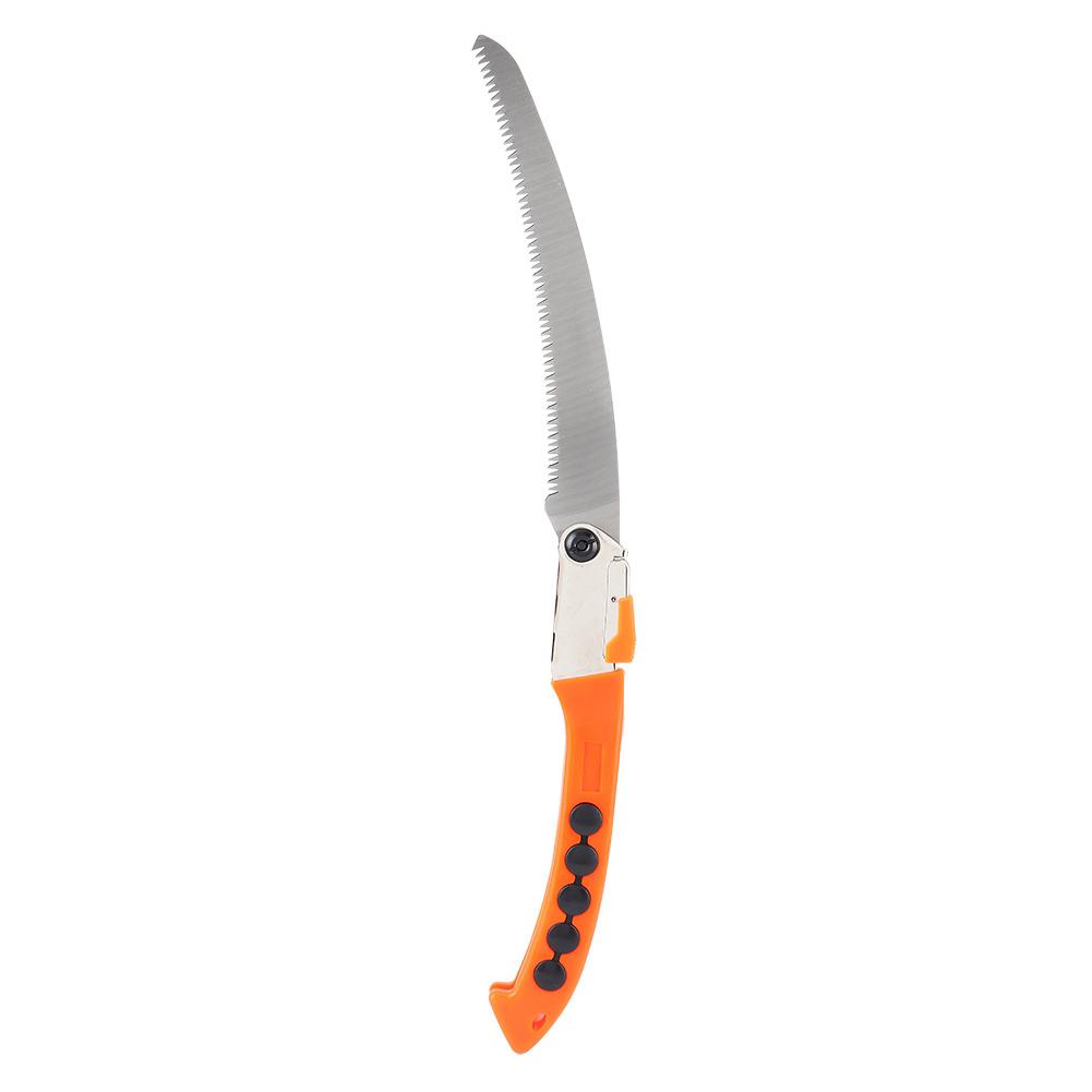 Pruning Saw, Manganese Steel Blade, PP   Handle, Portable Folding Pruning Hand Saw with Non-slip Handle Tree Trimming Tool