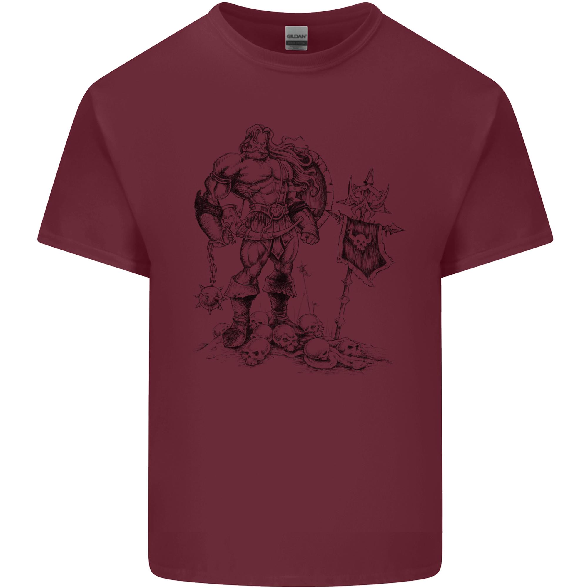 Viking Warrior Skull Thor Odin Valhalla MMA Unisexs Light Cotton TShirt S