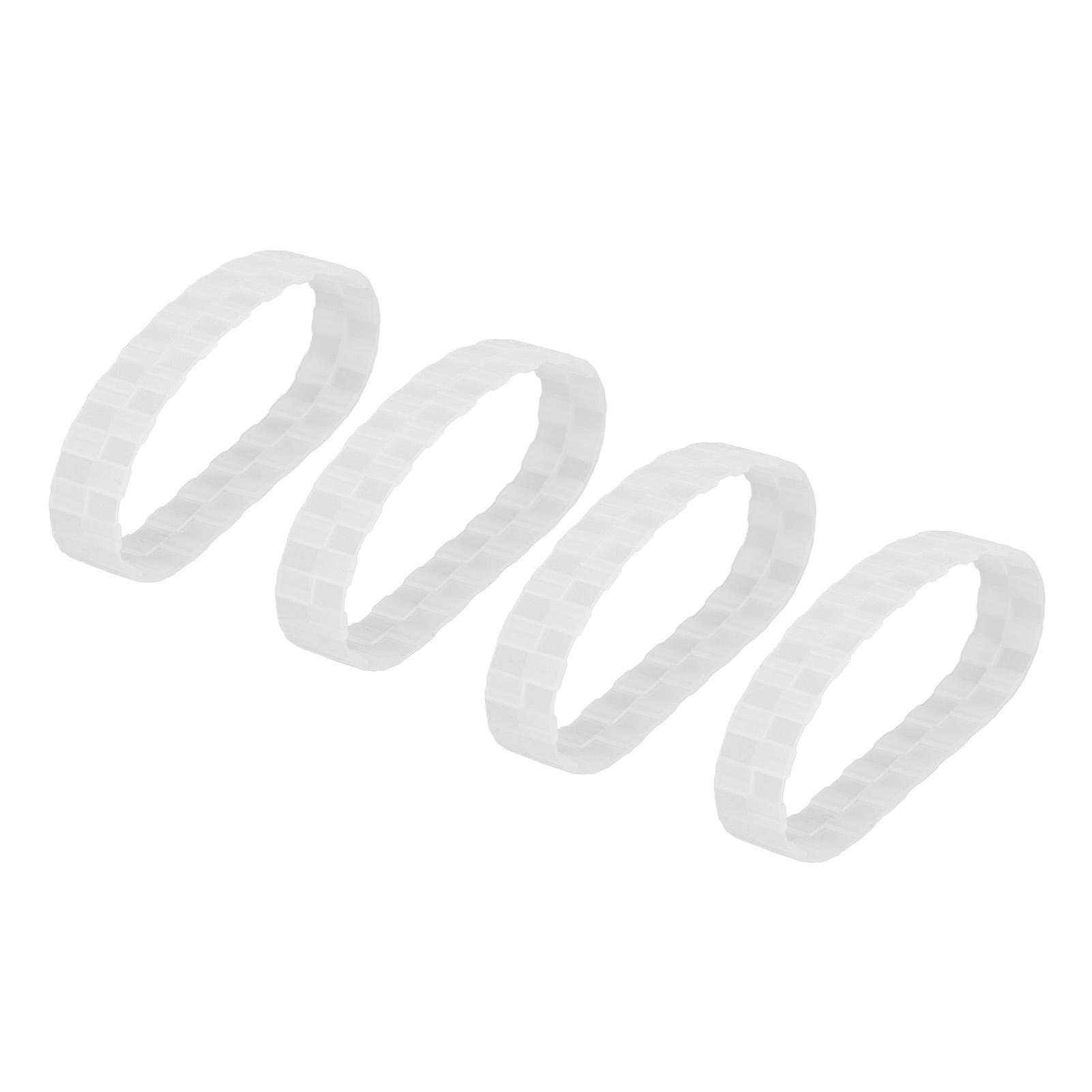 

4Pcs Sweeping Robot Replacement Wheel Tire Rings Anti Wear Part for Xiaomi Sweeper