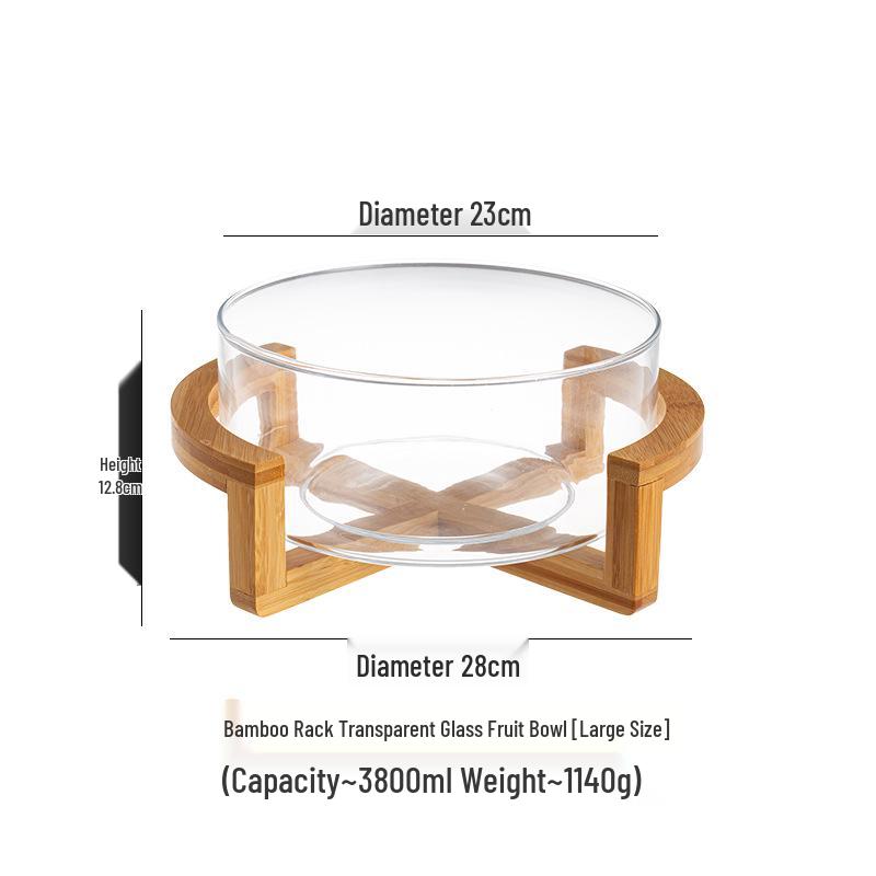 Japanese Glass Fruit & Salad Plate for Home