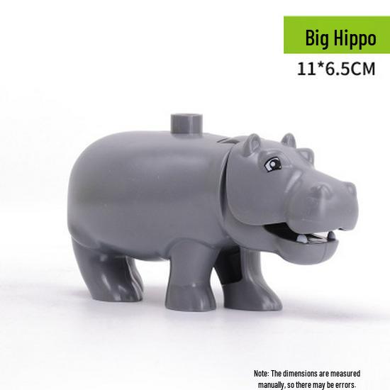 Large Animal Building Blocks: Dinosaur, Tiger, Elephant, Crocodile, Giraffe DIY Educational Toys for Kids