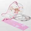 Pendant Design Glass Painted Wind Chime Glass Painting Wind Bell Door Decoration  Gifts For Child