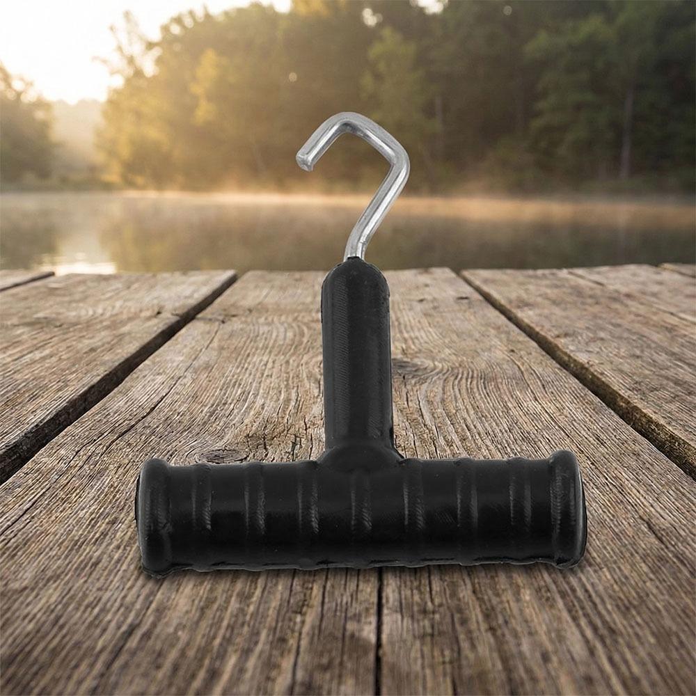 

10 Pcs Stainless Steel Fishing Baiting Rig Tool ABS Rig Puller Knot Tools Freshwater Fishing чорний