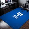 Al Hilal Crest Rug Office Carpet Non-Slip Mat, Chair Rug Floor Covering for Gaming, Bedroom, Living Room , Home Decor Christmas Gift