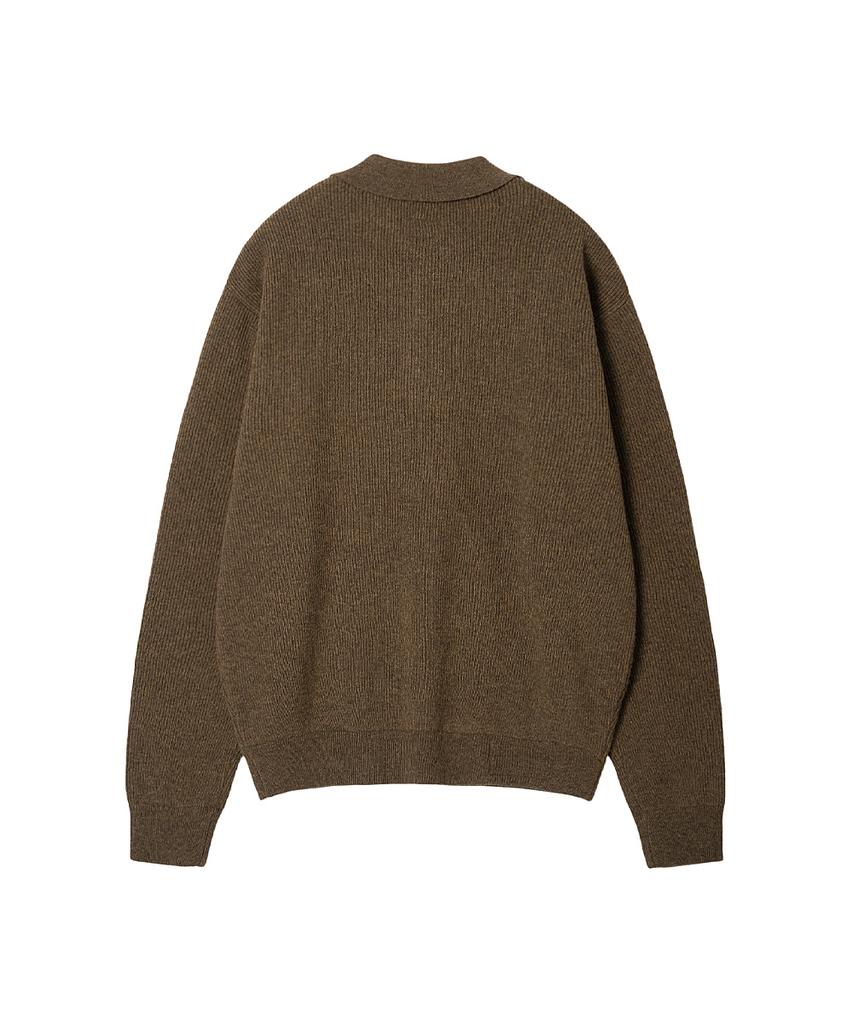 Leopeusaideu Collar Knit Bark