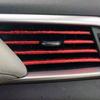 Tiras Decorativas Universales Cromadas Electrochapadas para Salida de Aire de Coche