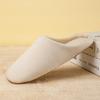 Pantofole da Donna in Cotone Silenziose a Punta Aperta - Suola Morbida in Tessuto, Lavabili in Lavatrice, Perfette per l'Autunno e l'Inverno in Casa