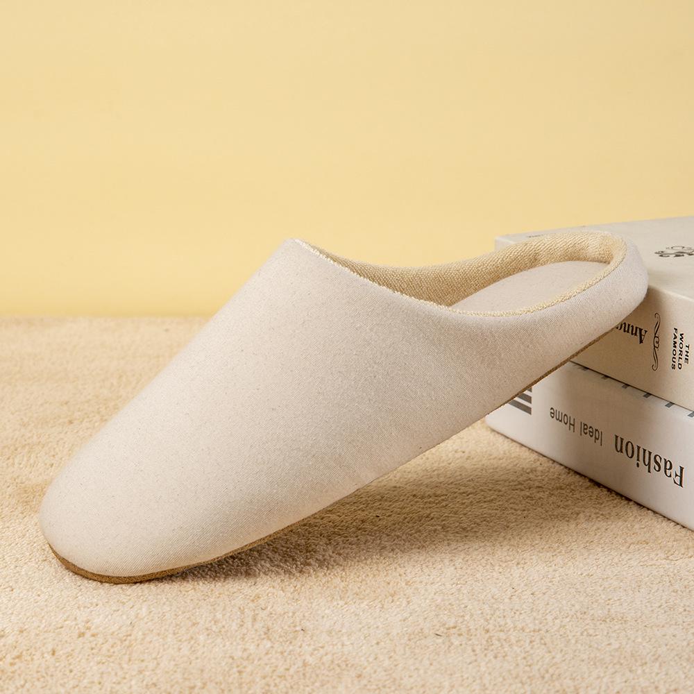 Pantofole da Donna in Cotone Silenziose a Punta Aperta - Suola Morbida in Tessuto, Lavabili in Lavatrice, Perfette per l'Autunno e l'Inverno in Casa