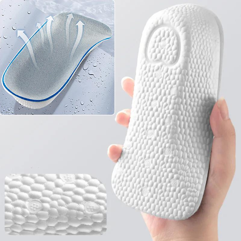 Plantillas Suaves para Aumentar la Altura Zapatillas Elevadores de Talón Espuma Viscoelástica Ligeras Almohadillas para Zapatos para Hombres Mujeres Soporte de Arco Plantillas Ortopédicas