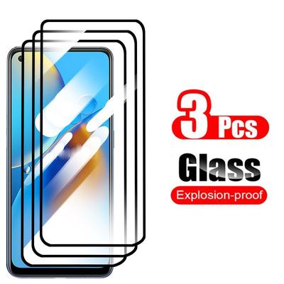 Proteggi schermo in vetro protettivo per iPhone Samsung Xiaomi Redmi Poco OPPO Realme Vivo copertura completa vetro temperato con colla completa Flim
