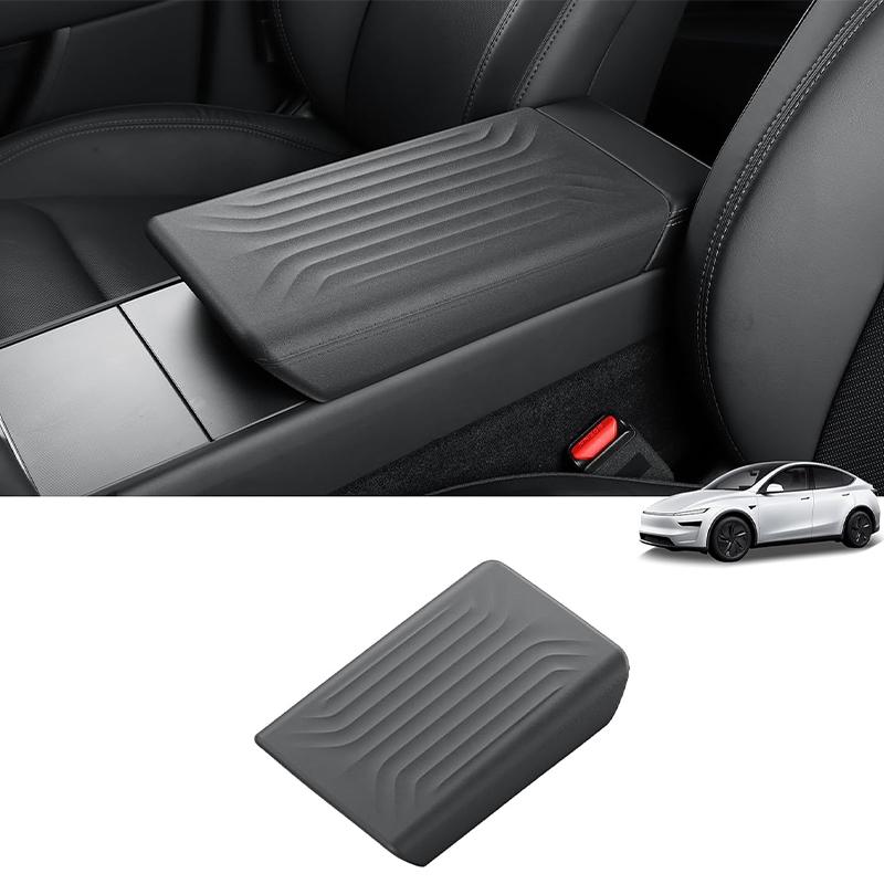 Central Armrest Box Pad For Tesla Model Y Juniper 2025+Model 3 Highland TPE Handrail Box Anti Scratch Pannel Protective Cover