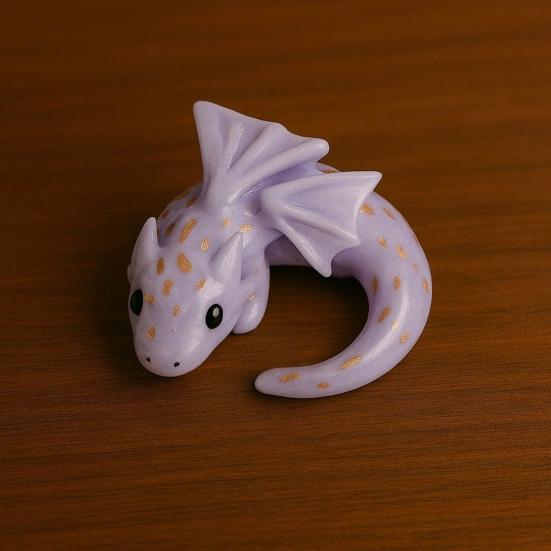 Emotional Support Dragon Handmade Mini Pocket Dragon Sculpture for Anxiety Relief Cute Dragons Inspirational Gift for Birthday Halloween Xmas