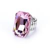 Persoonlijkheid Elegante Grote Ring voor Vrouwen 7 Kleuren Grote Harssteen Mode Elastische Stretch Vingerringen Sieraden Kerst wholesale