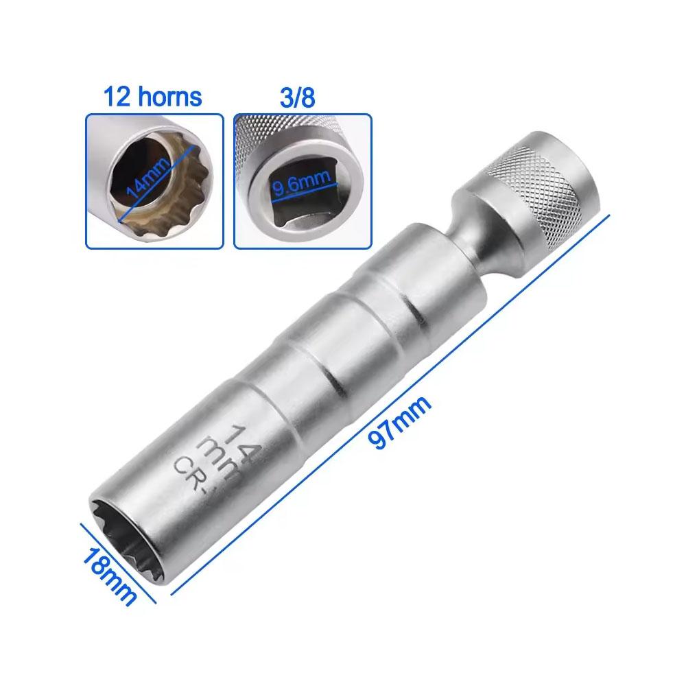 Magnetic Spark Plug Removal Torque Wrench 16 and 14 mm