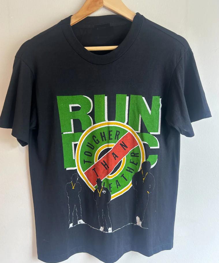 Run DMC Tougher than Leather Vintage TShirt All Size BL2.1210 Unisex T-Shirt S