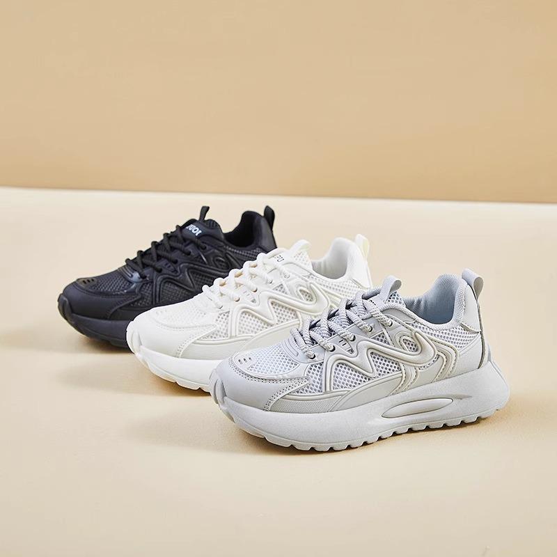 Dad Shoes Women's Mesh Breathable Summer 2025 New Platform Women's Shoes Versatile Thin Net Shoes Popular Sports Shoes