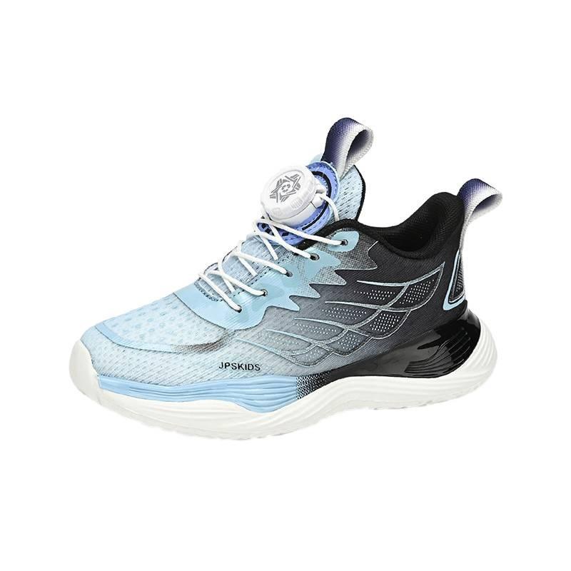 2025 Spring and Autumn New Boys Sports Shoes Mesh Breathable Non-slip Rotating Buckle Soft Sole Lightweight Shoes Tide