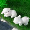5Pcs/Bag Cute Mini Lamb Doll Resin Car Ornaments Micro Landscape Figurines Diy Accessory Home Decoration Dollhouse Toy Kids Gift
