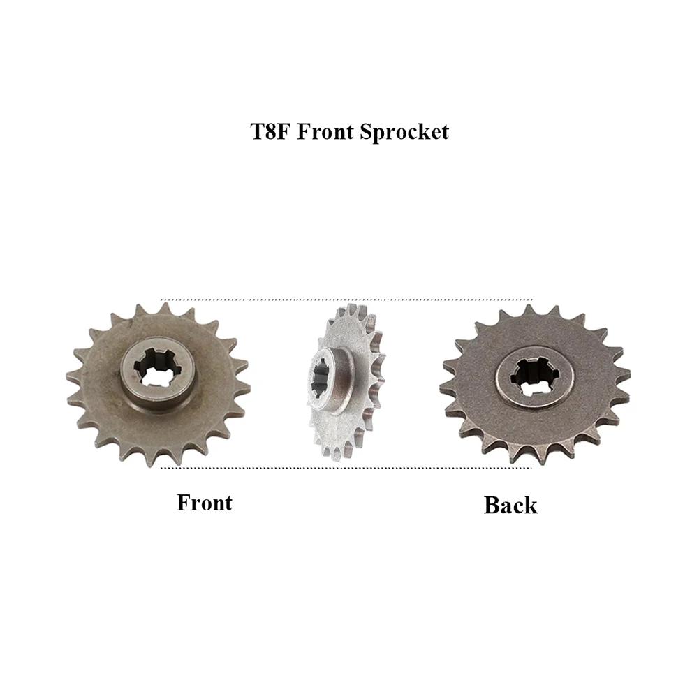 Pinion Angrenaj Cutie de Viteze Față T8F 11T 13T 17T 20T Pinion Pinion Roată Dințată Lanț Metal Pentru 47cc 49cc Minimoto ATV Bicicletă Mini Moped Scuter