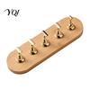 Magnetic Nail Art Stand Practice with Wooden Base, Press-on Holder Bas for Painting Nails, False Display Home Salon Manicure