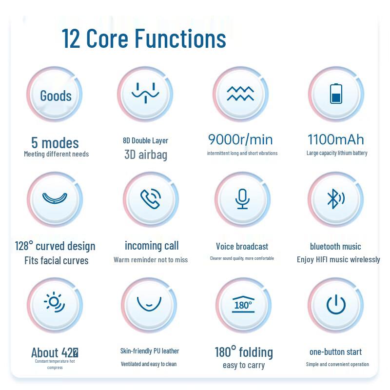 Desleep F300 Bluetooth Eye Massager