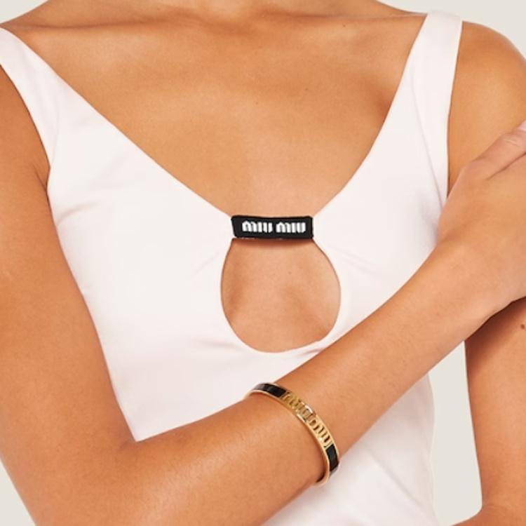 MIU MIU Logo Unisex 5JB407_2F6T_F0002