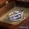 Light Luxury Ring For Women, Niche Ring With A Sense Of Design, Micro-Inlaid Zircon Chic Jewelry.