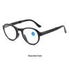 Fashionable Folding HD Reading Glasses with Spring Hinges & Anti-Blue Light for Seniors
