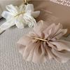 Elegant French Flower Hair Clip for Ponytails and Buns - Women's Gentle Hair Accessory